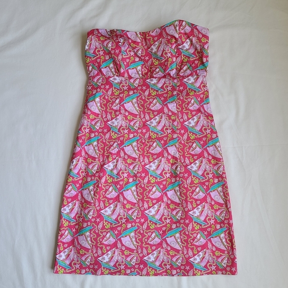 Kaeli Smith Boat Print Dress - Picture 1 of 5
